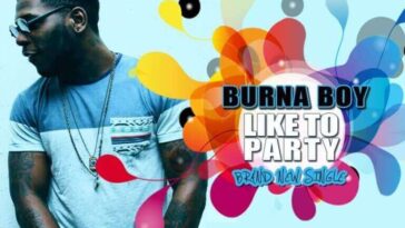 Burna Boy - Like To Party